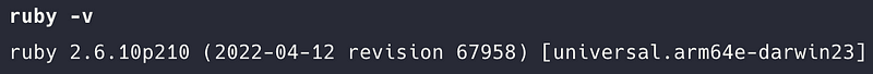rubyv